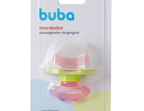 MORDEDOR MASSAGEADOR DE GENGIVA ROSA – BUBA