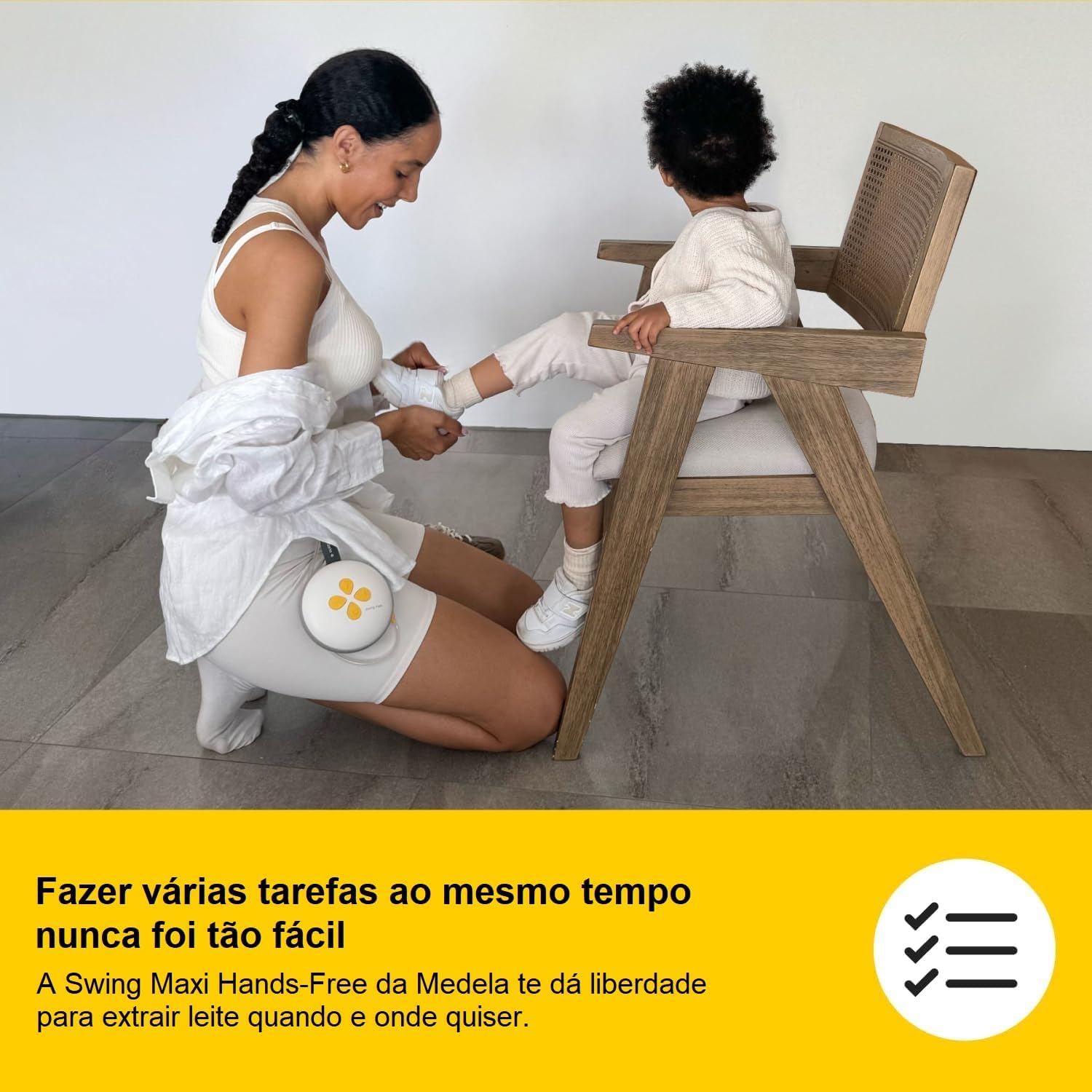 Bomba tira leite elétrica dupla Swing - Medela.4