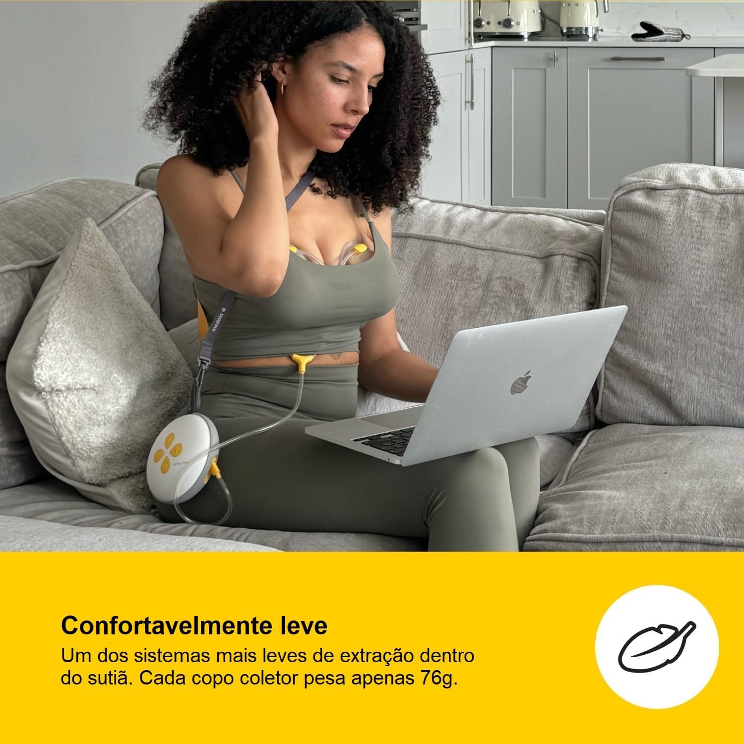 Bomba tira leite elétrica dupla Swing - Medela.6